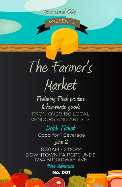 Farmer's Market Drink Ticket