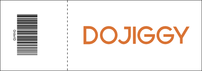 Western Event Ticket Product Back