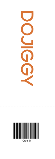 Ice Skating Event Ticket Product Back