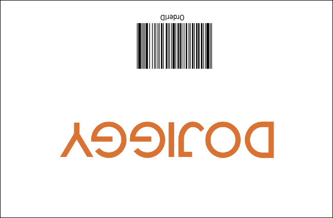 Class Reunion Mascot Orange Drink Ticket Product Back