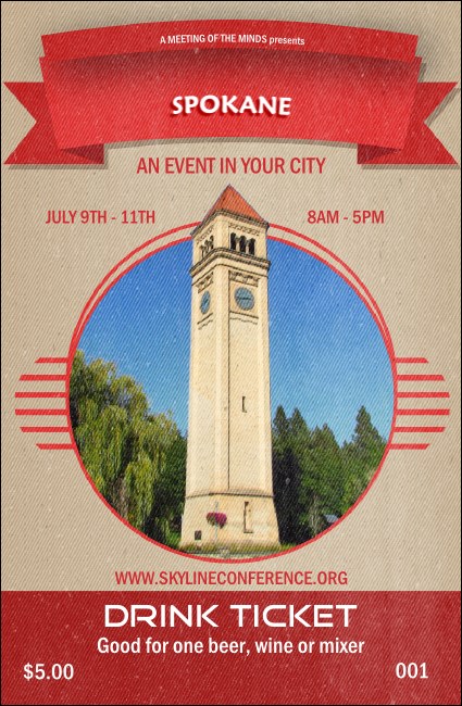 Spokane Drink Ticket