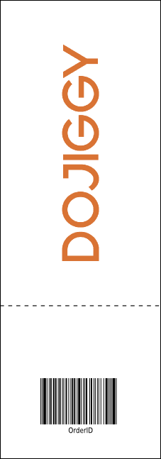 All Purpose Bright Raffle Ticket Product Back