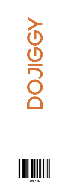 Candy Raffle Ticket Product Back