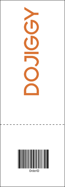 Casino Raffle Ticket Product Back