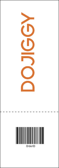 Chocolate Raffle Ticket Product Back