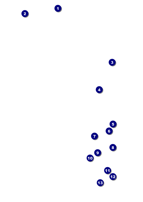 Mexican Hat Postcard Front Field Markers
