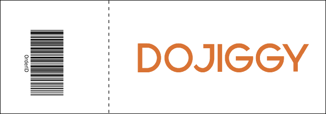 Norwegian Event Ticket Product Back