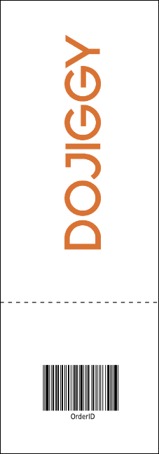 Sixties Raffle Ticket Product Back