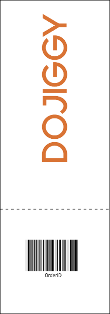 Postcard Raffle Ticket Product Back