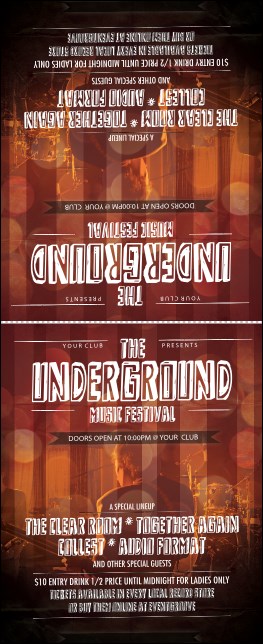 Alternative Music Table Tent