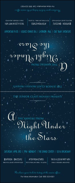 Star Theme Table Tent