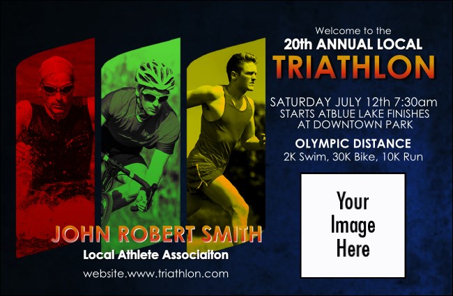 Triathlon VIP Event Badge Small