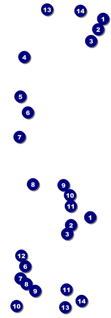 80s Music Reserved Event Ticket Front Field Markers