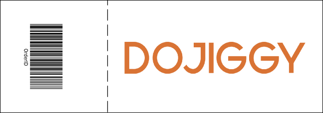 Hip Hop Red Reserved Event Ticket Product Back