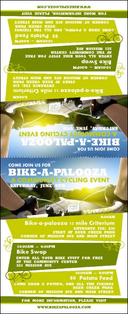 Bike Table Tent Product Front