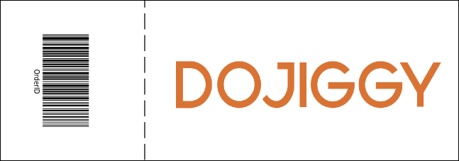 Christmas Reindeer 001 Reserved Event Ticket Product Back