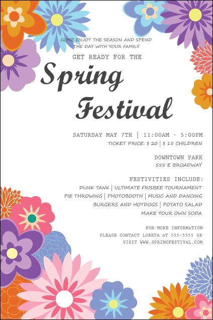 Spring Festival 3 Poster Product Front