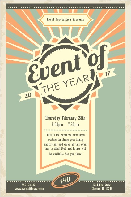 Retro Poster Product Front