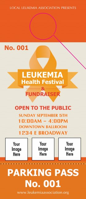 Leukemia Hang Tag Product Front