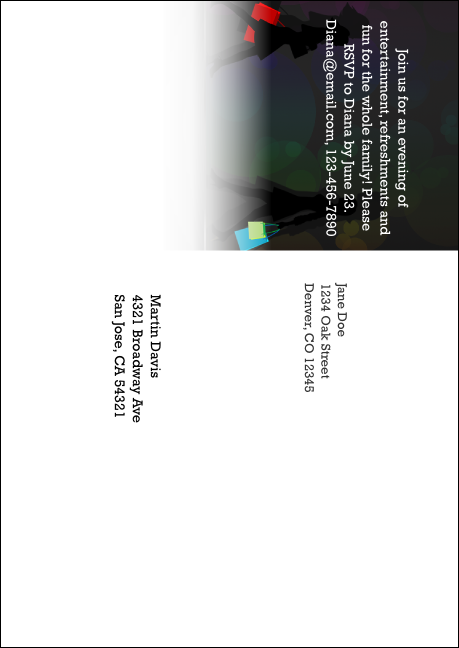 Black Friday Postcard Mailer Product Back