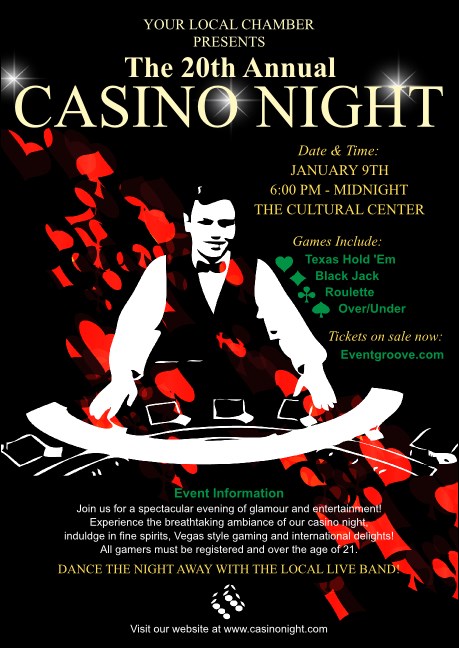 Casino Dealer Postcard Mailer