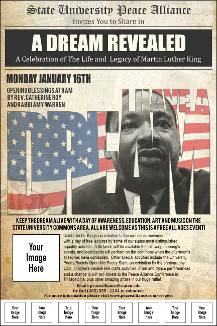 Martin Luther King Jr. Image Poster Product Front