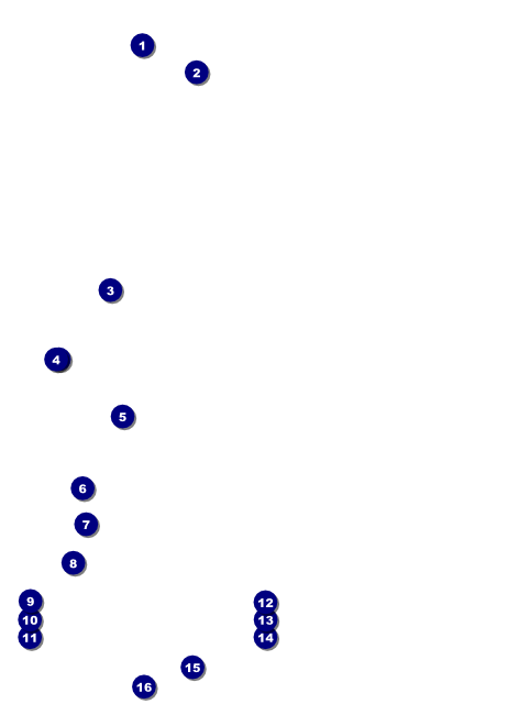 Bowling League Flyer Front Field Markers