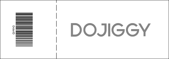 Year General Admission Reserved Ticket (Black) Event Ticket Product Back