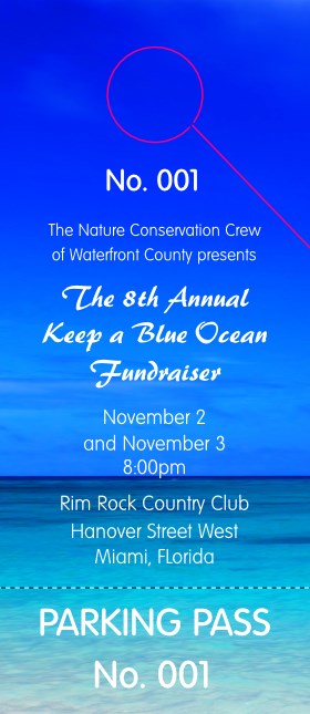 Nature Series - Blue Ocean Hang Tag