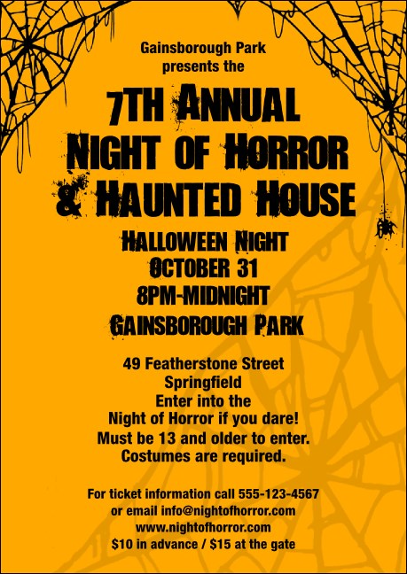 Spider Web Postcard Product Front