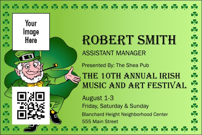 St Patrick's Day Economy Event Colored Badge