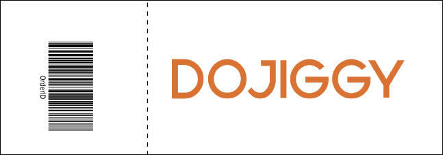 MMA The Fight Night Raffle Ticket Product Back