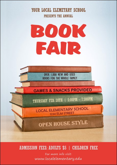 Book Fair Postcard Mailer
