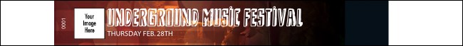 Alternative Music Premium Synthetic Wristband