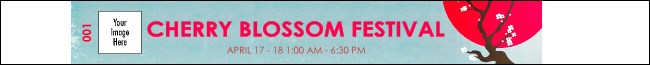 Cherry Blossom Premium Synthetic Wristband