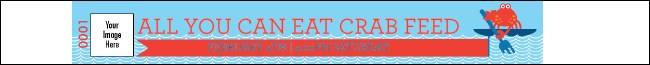 Crab Feed Premium Synthetic Wristband
