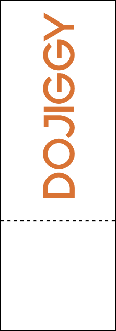 Black Tie QR Event Ticket Product Back