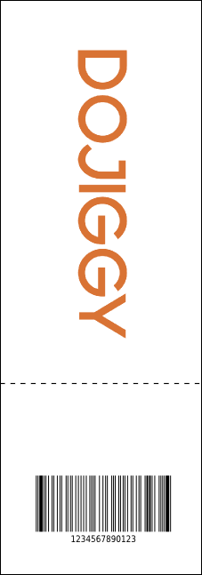 Breast Cancer QR Event Ticket Product Back