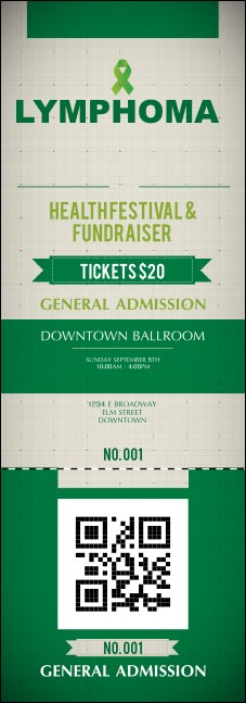 Lymphoma QR Event Ticket