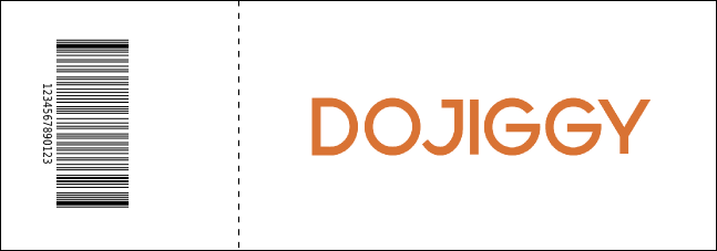 Mask QR Event Ticket Product Back