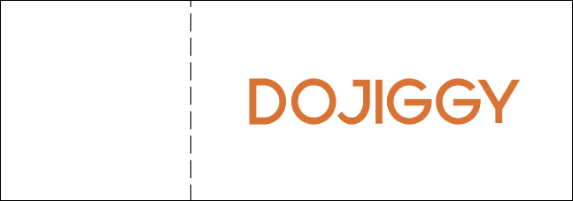 Paris Pink and Black QR Event Ticket Product Back