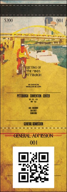 Pittsburgh 2 QR Event Ticket