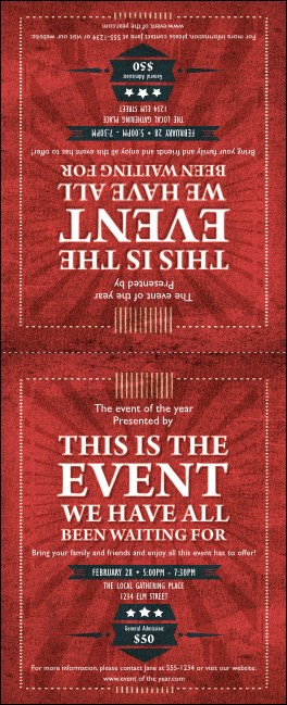 Retro Sunburst Table Tent