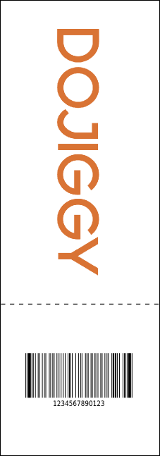 Tuscany QR Event Ticket Product Back