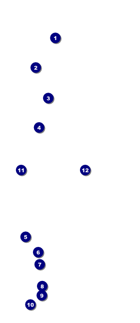 Abstract Geometric Triangles VIP Event Badge Large Front Field Markers