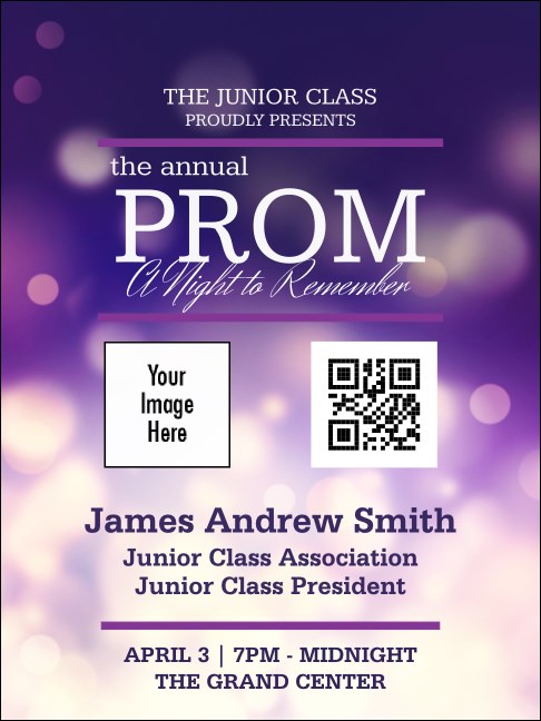 Abstract Lights Economy Event Badge Product Front