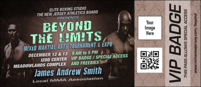 MMA Main Event 2 VIP Event Badge Large VIP Event Badge Large Product Front