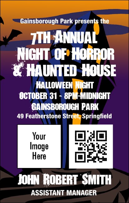 Haunted House VIP Event Badge Medium Product Front