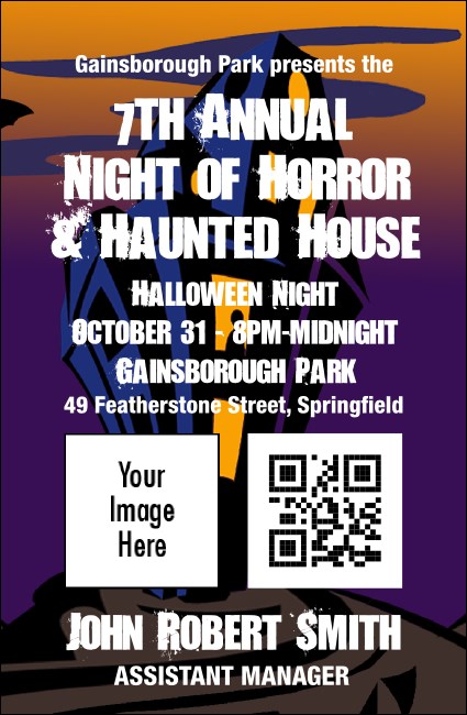 Haunted House VIP Event Badge Small Product Front