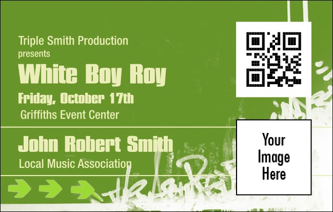 Hip Hop Green VIP Event Badge Medium